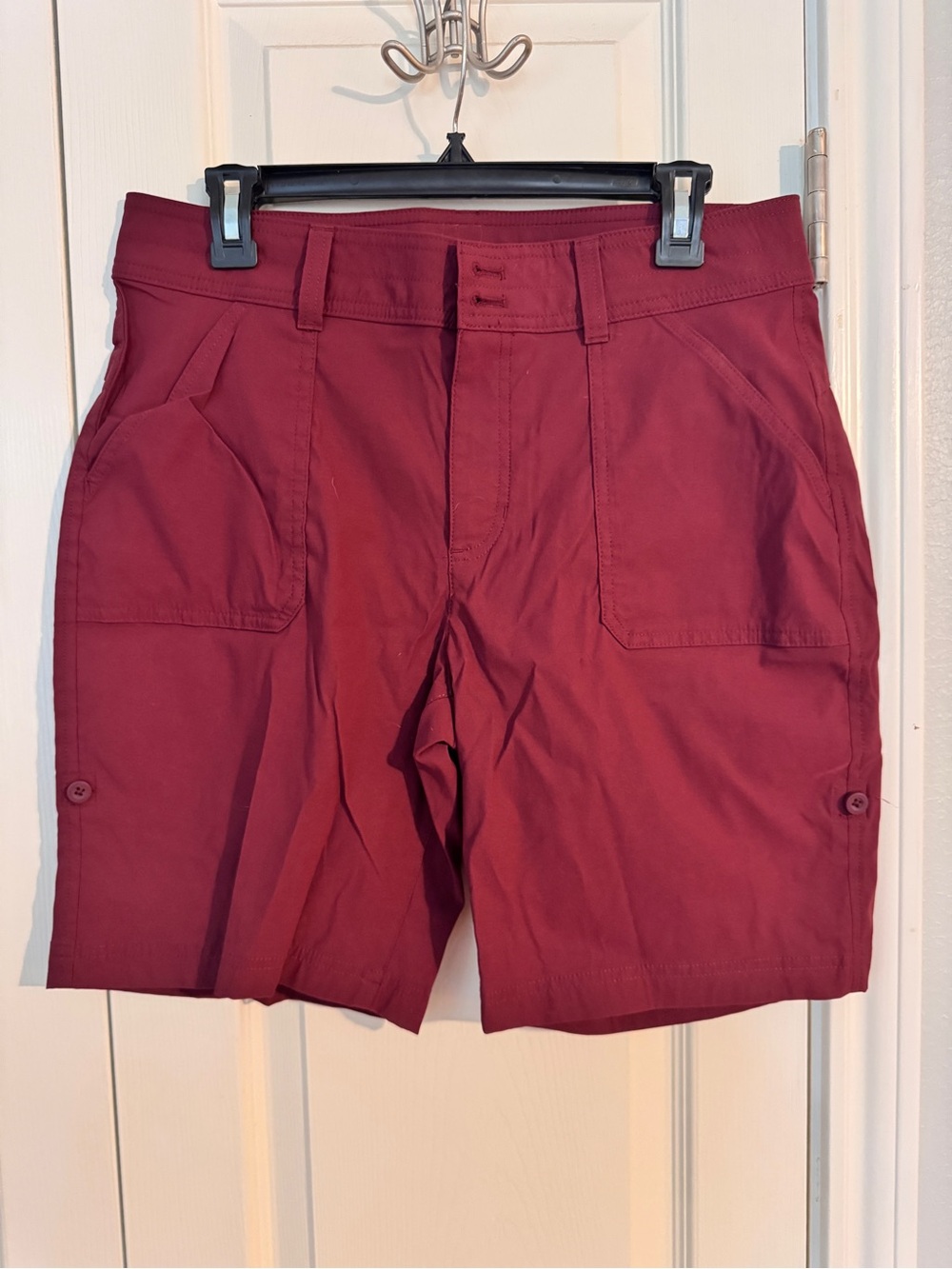 Eddie Bauer Women's Maroon Athletic Shorts